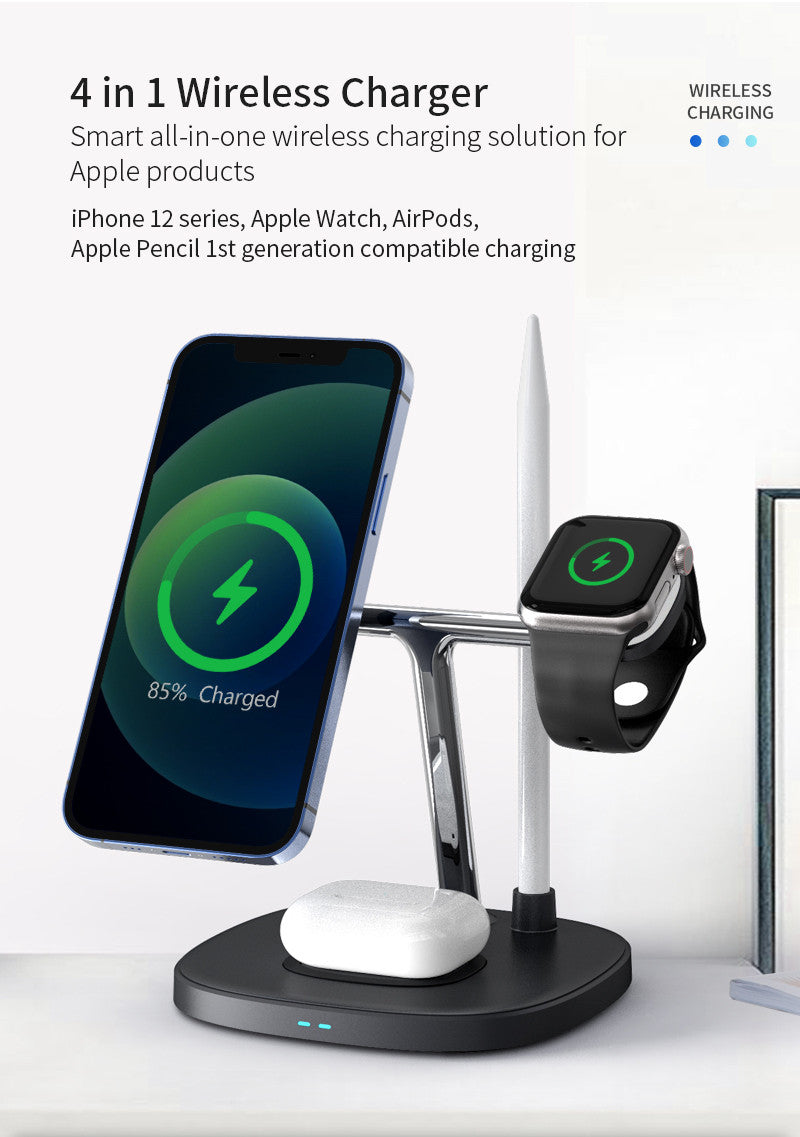Yesido 15W 4 in 1 Wireless Charger Stand DS12 Yesido 15W 4 in 1 Wireless Charger Stand DS12